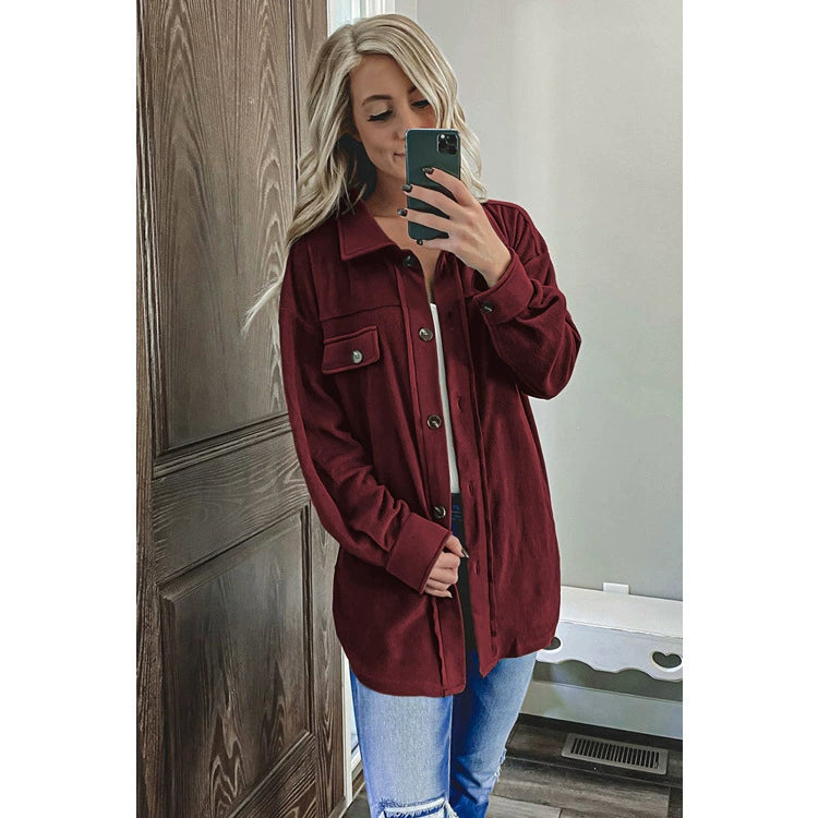 Lune London | Fleece Button Jacket.
