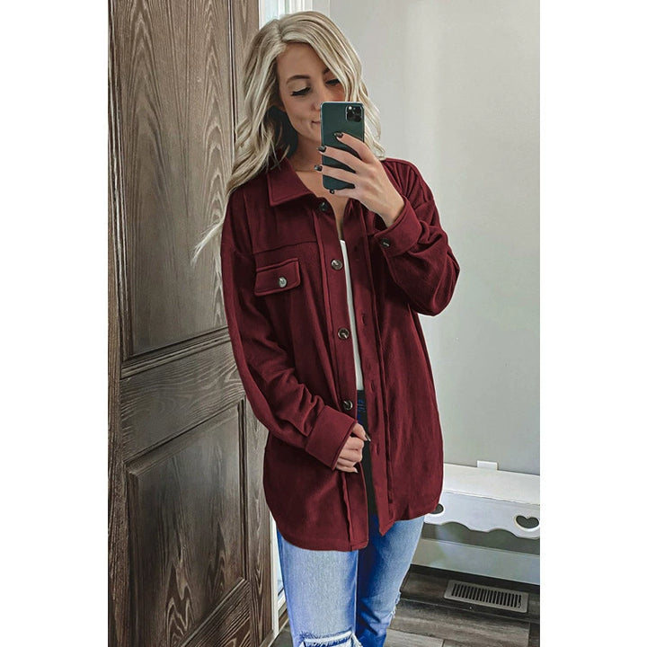 Lune London | Fleece Button Jacket.