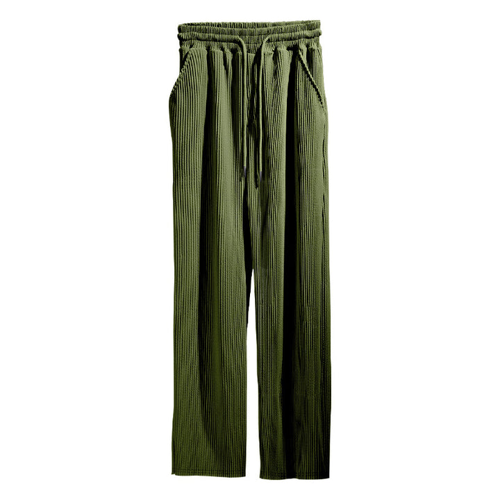 Ladies High Quality Chic Pleated Pants
