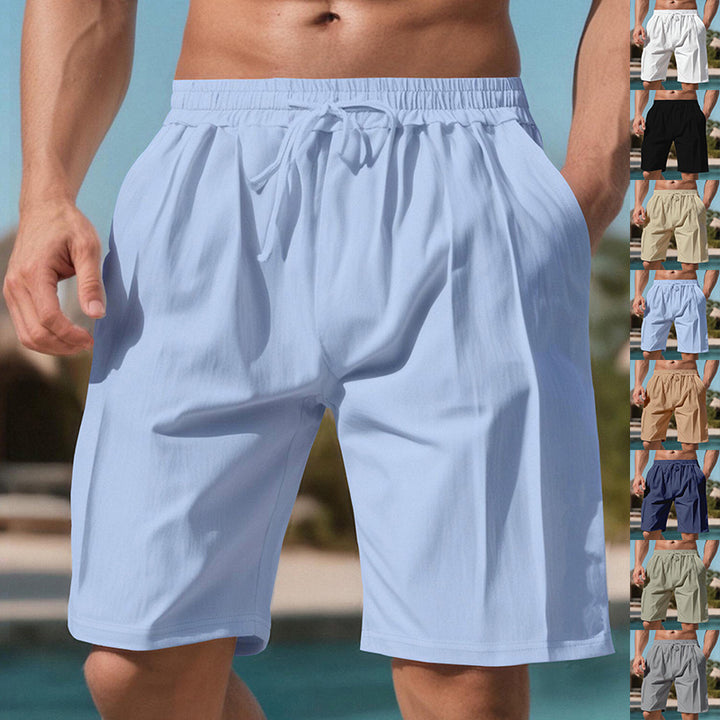 Leisure shorts for men in lightweight and breathable material with an elastic waist Lune London