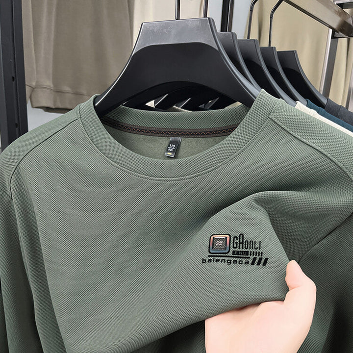 Men's long-sleeve sweatshirt in structured fabric with the stylish logo Lune London