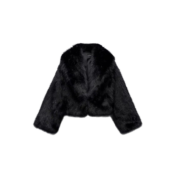 Ladies Chic Faux Fur Blazer Lune London