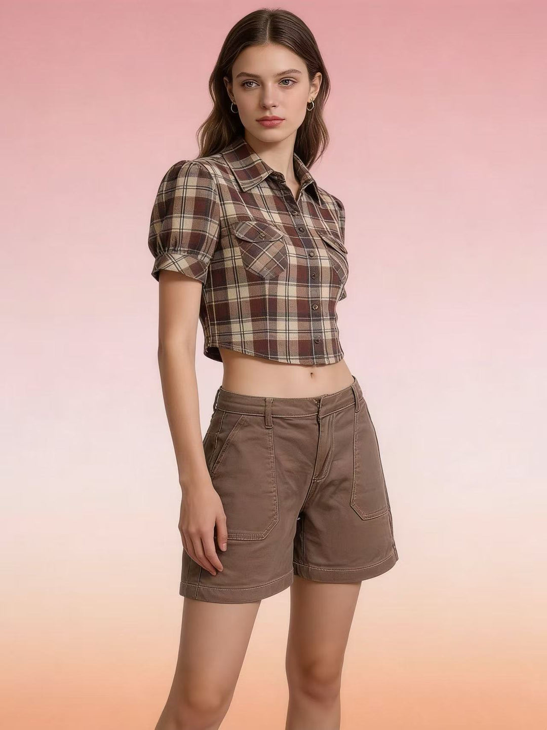 Women Casual Summer Shorts with Side Pockets and Comfortable Fit Lune London