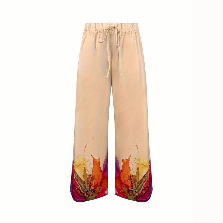 Women's Elegant Two-Piece Suit with Artistic Print Lune London