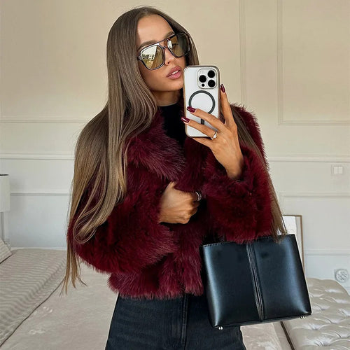 Cozy fleece coat for women Lune London