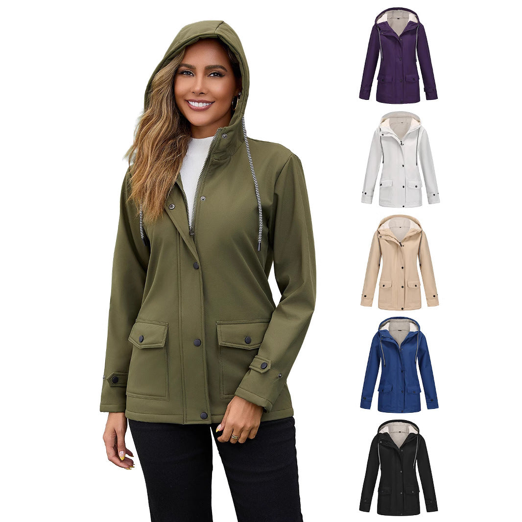 Women's outdoor jacket with soft lining and practical pockets Lune London
