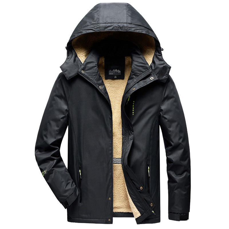 Practical jacket for men with warm fleece lining Lune London