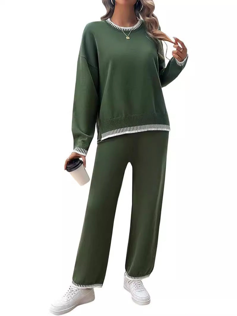 Ladies comfortable knit set with elastic waistband Lune London