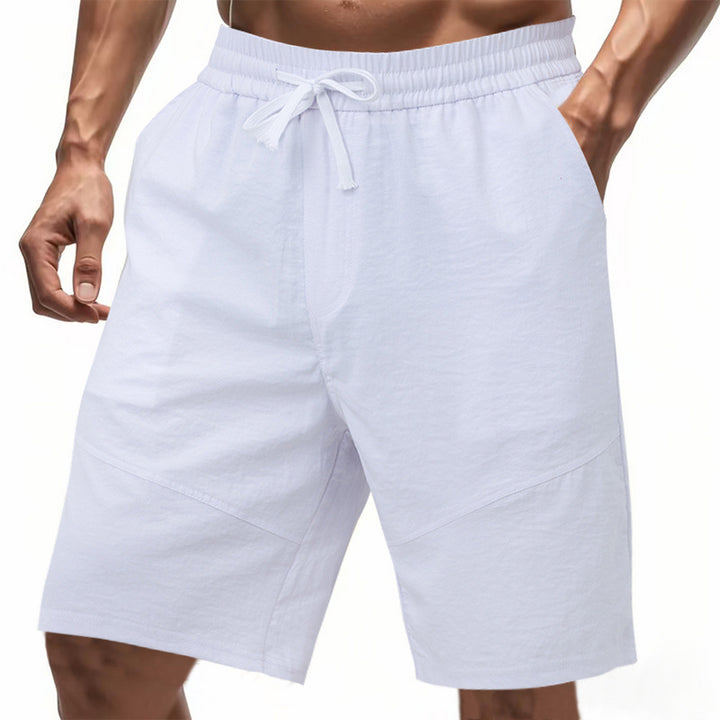 Shorts de loisirs confortables pour hommes avec taille élastique et poches latérales pratiques Lune London