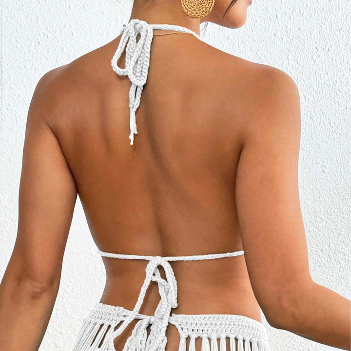 Fringe crochet bikini set for women Lune London