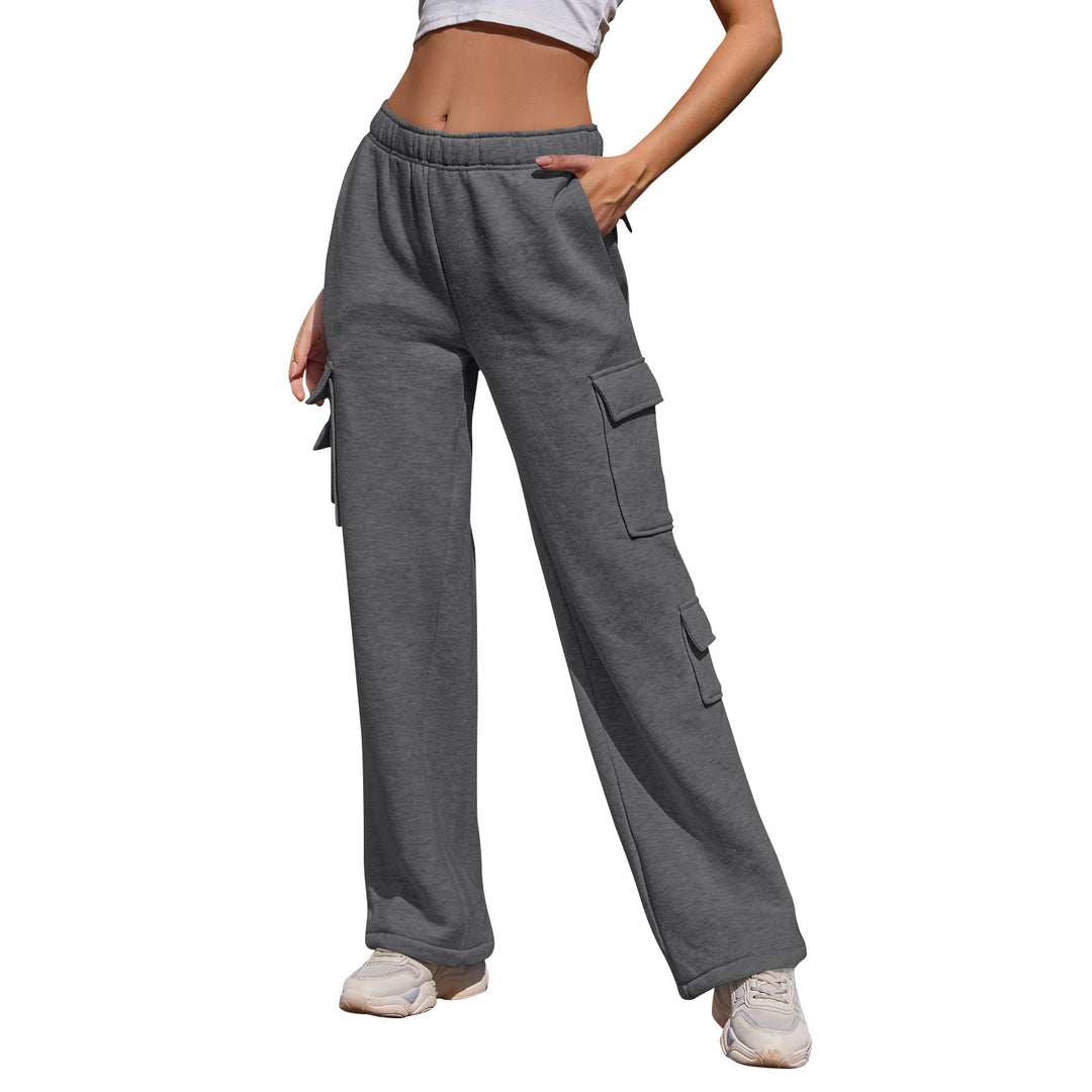 Wide cargo pants for women with practical pockets Lune London