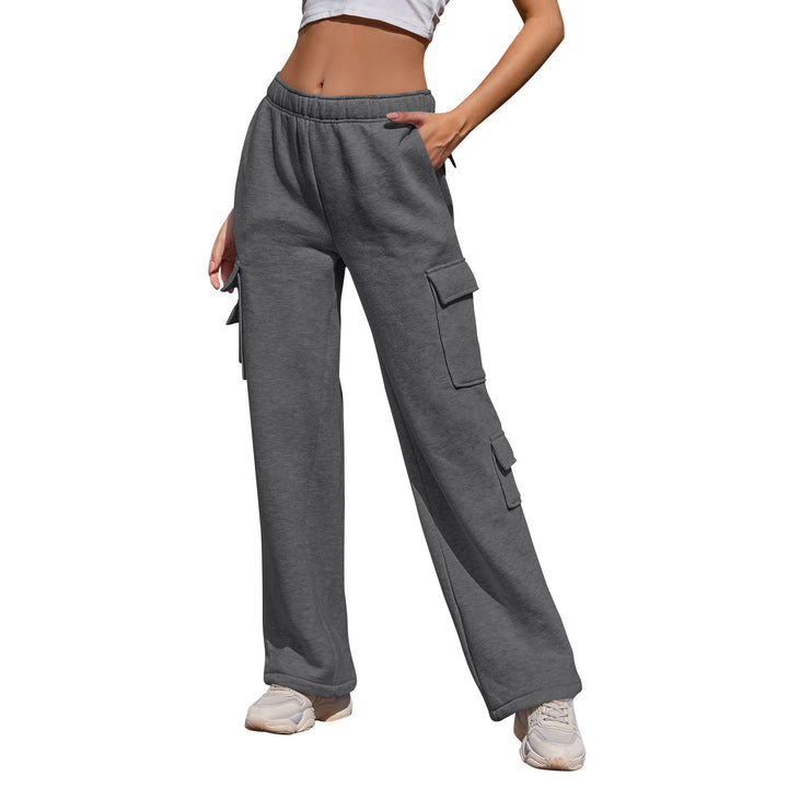 Wide cargo pants for women with practical pockets Lune London