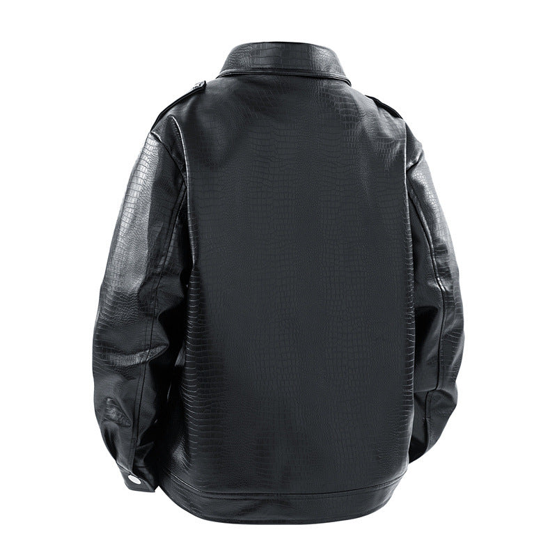 Trendy faux leather jacket for women Lune London