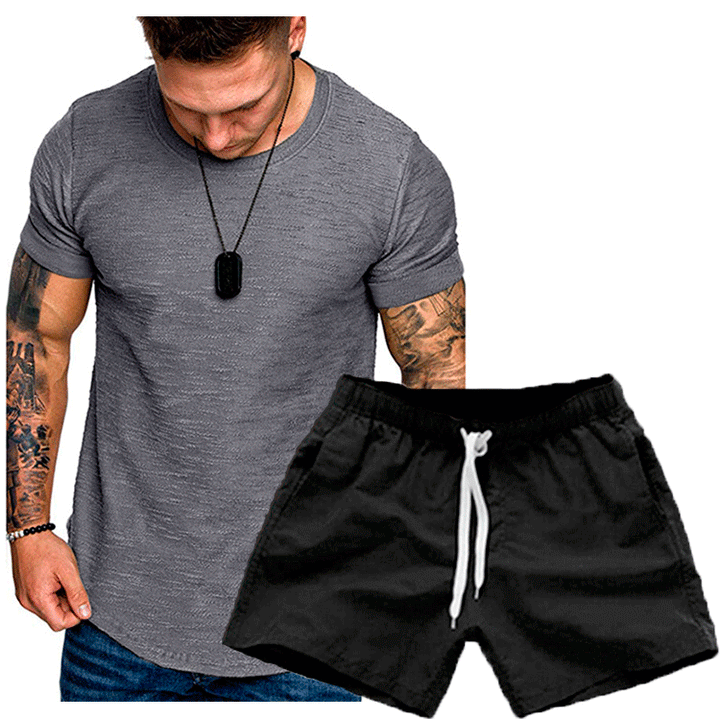 Men's leisure T-shirt and shorts set Lune London