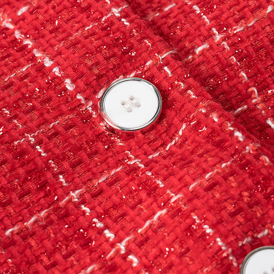 Dames Boucle-Veste avec poches ouvertes et détail de bouton Chic & Stil