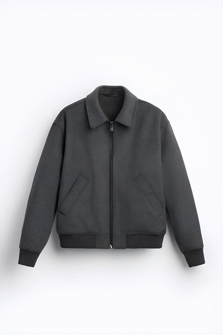 Colorful fleece bomber jacket for men with side pockets Lune London