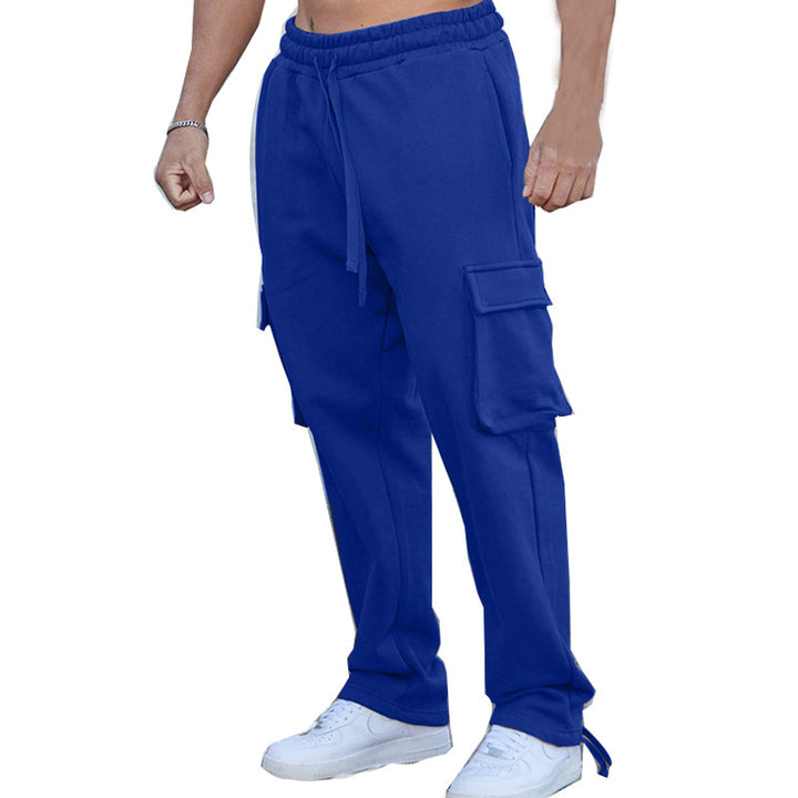 Men's cargo pants with elastic waistband and functional pockets Lune London