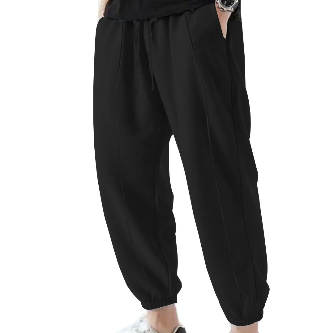 Men's jogger pants in breathable material with adjustable waist Lune London