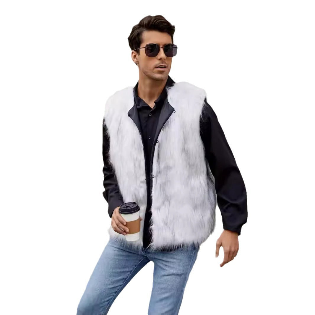 Trendy Faux Fur Jacket for Men Lune London