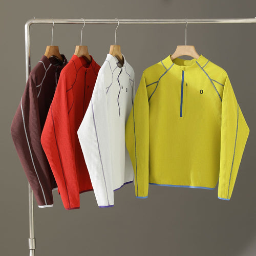 Pull fonctionnel pour femme avec fermeture éclair innovante et surface texturée Chic & Stil
