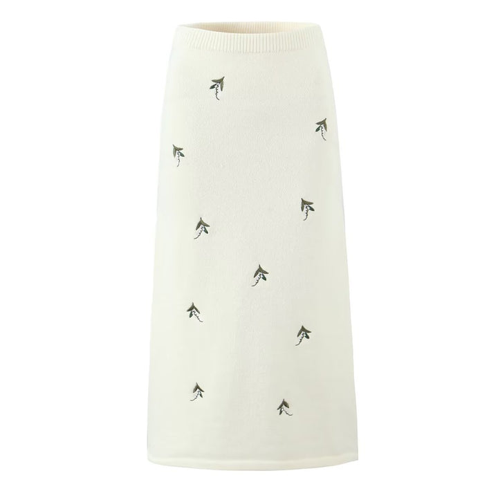 Cardigan for women with floral design and button placket Lune London