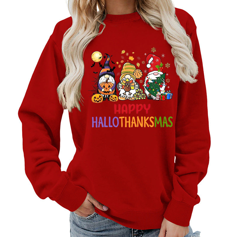 Sweat-shirt pour femmes avec un design de vacances joyeux Chic & Stil