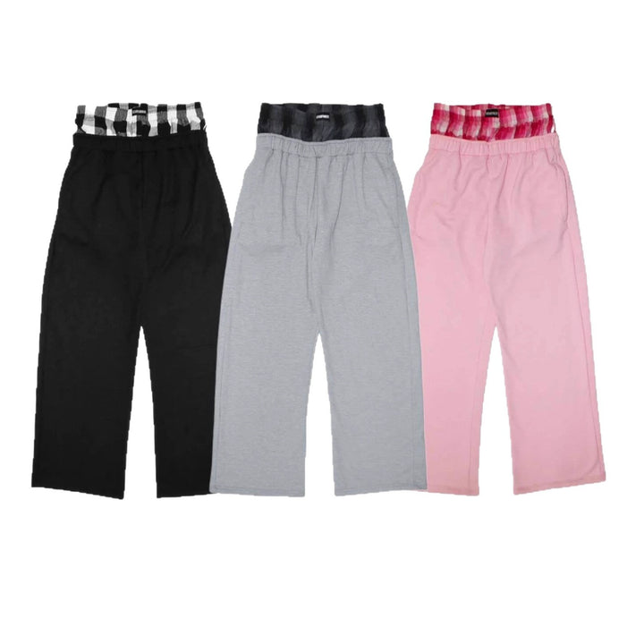 Pantalons de jogging larges pour femmes avec taille élastique et coton de haute qualité Chic & Stil