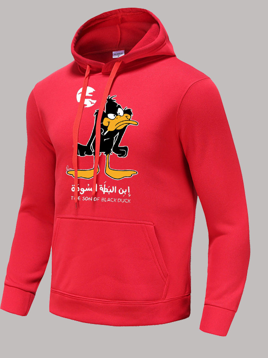 Men's hoodie with unique cartoon pattern Lune London