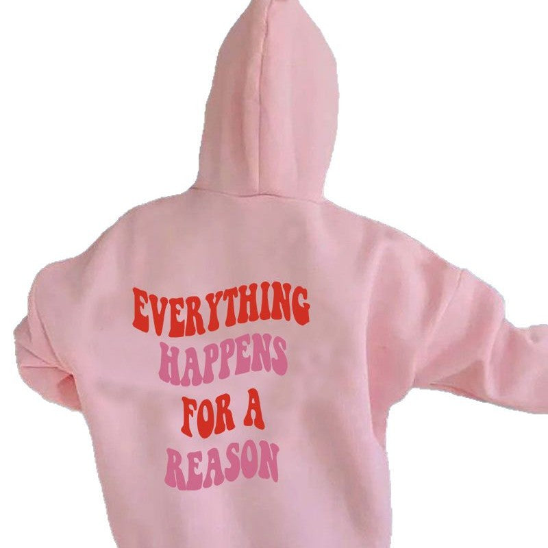 Women's hoodie with a unique motivational print and comfortable fit Chic & Stil