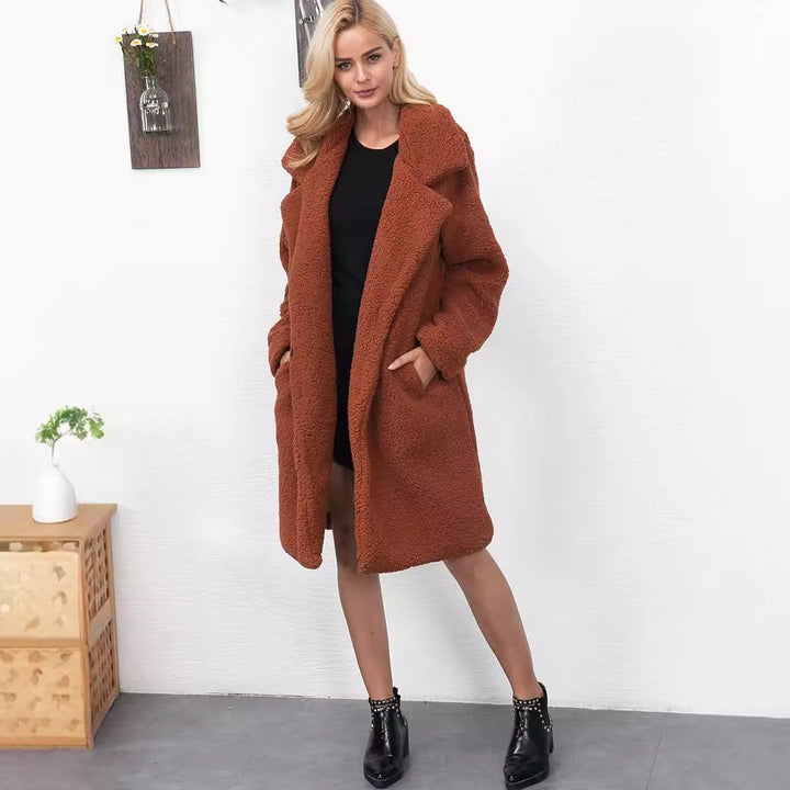 Cozy teddy coat for women Lune London