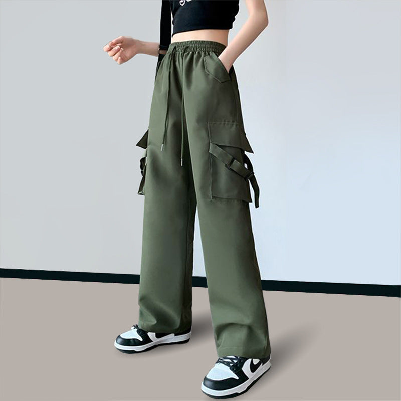 Women's cargo pants with adjustable drawstrings Chic & Stil