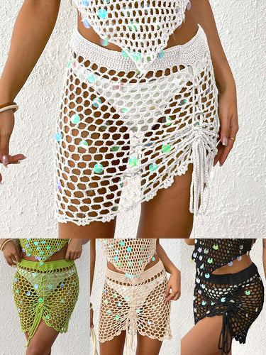 Ladies Knit Beach Cover-Up Skirt Lune London