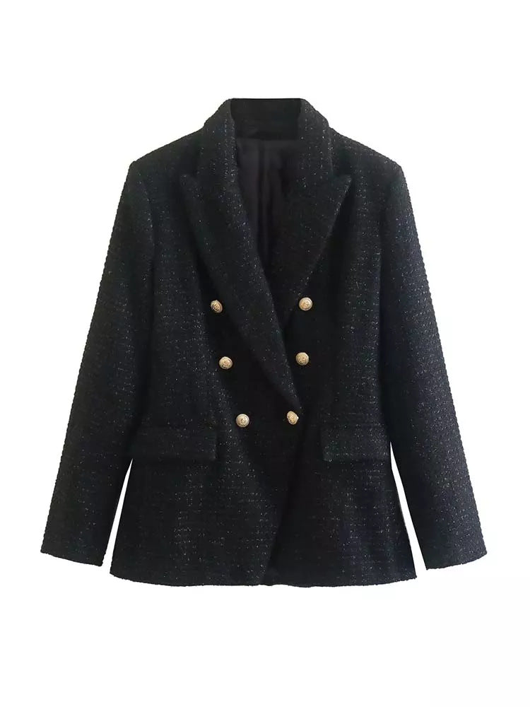 Dames Élégant Blazer avec motif fin Lune London