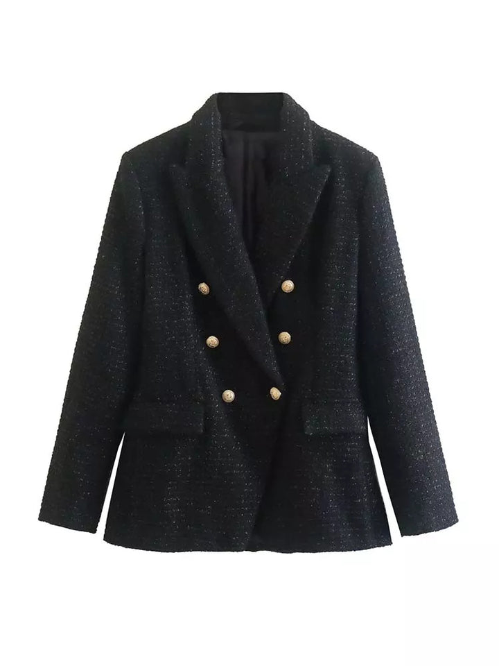 Dames Élégant Blazer avec motif fin Lune London
