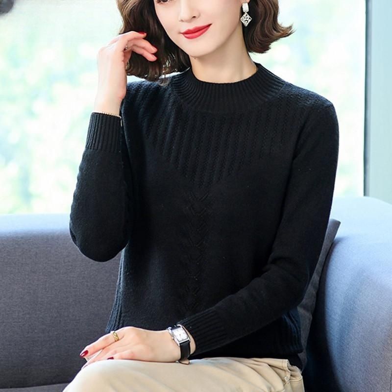 Pull en maille élégant pour femme avec motif en relief moderne Chic & Stil