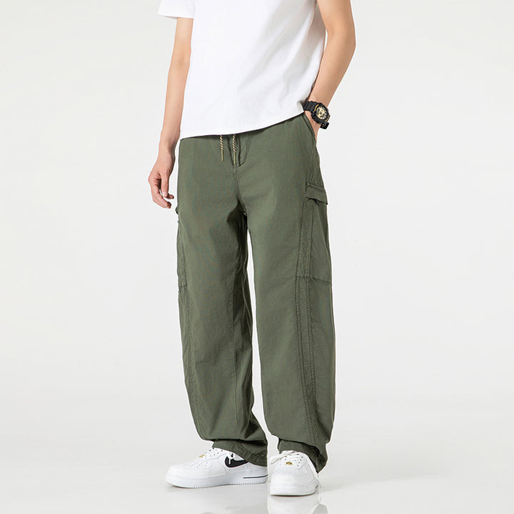 Pantalons cargo confortables pour hommes avec poches latérales et poches arrière pratiques Lune London