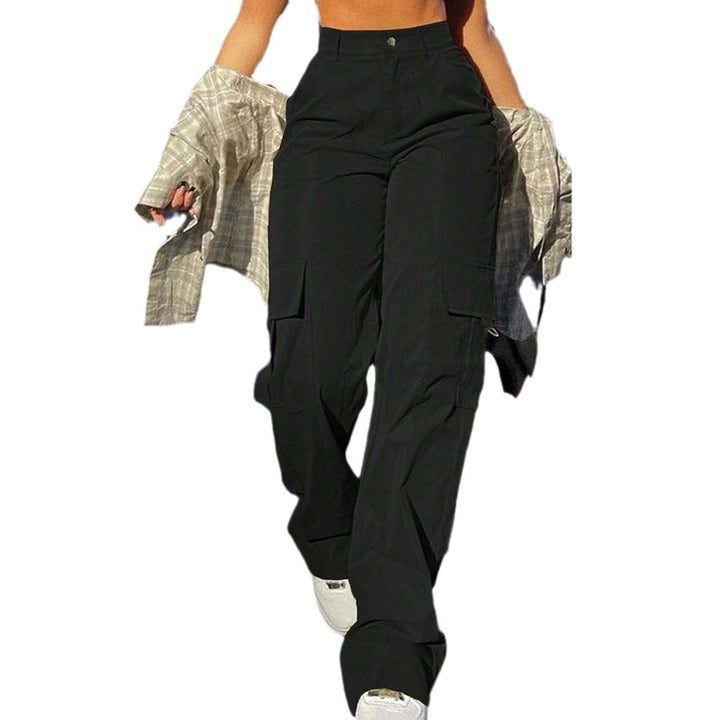 Pantalon cargo femme à coupe large et poches fonctionnelles Chic & Stil