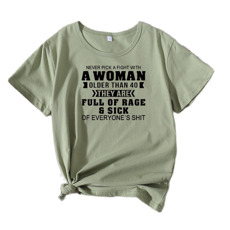 Women Comical Statement T-shirt Lune London