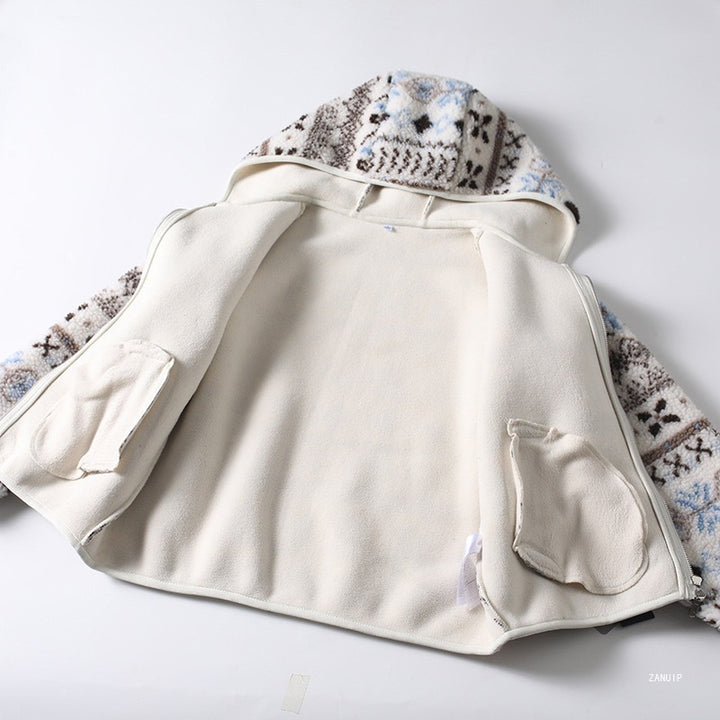 Veste en polaire confortable pour femmes avec motif sud-allemand Chic & Stil