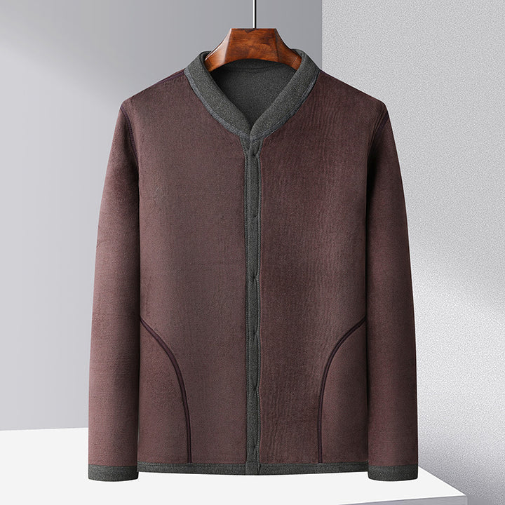 Women Classic knitted cardigan with elegant button placket Lune London