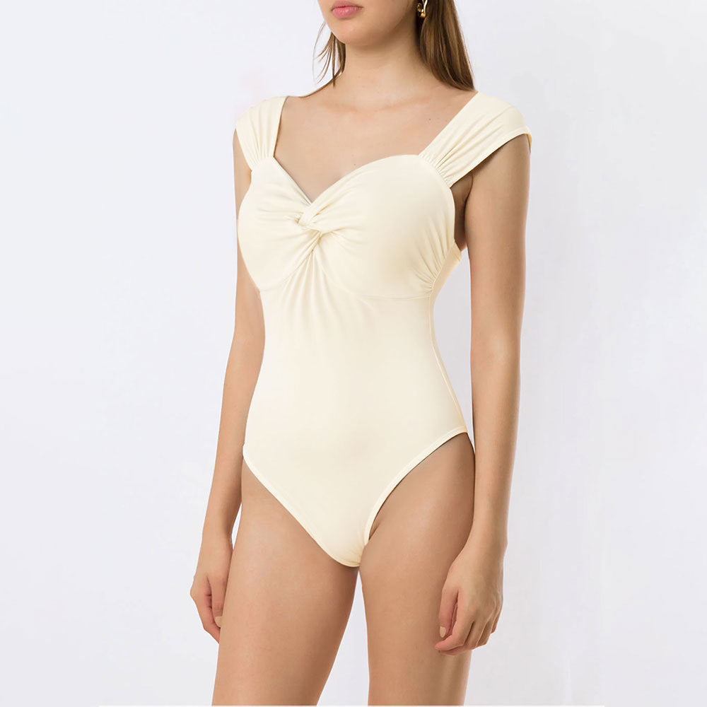 Women's swimsuit with an elegant cut and sophisticated strap details Chic & Stil