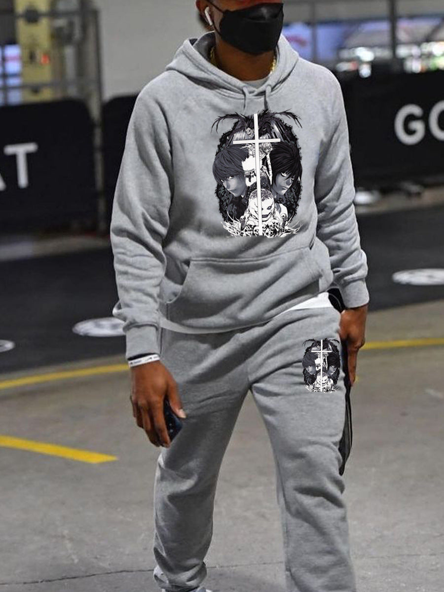 Women's hoodie and jogger set with unique graphic pattern Lune London