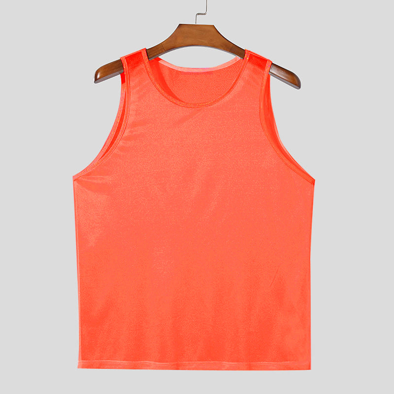 Men's sleeveless sporty shirt in breathable material Lune London