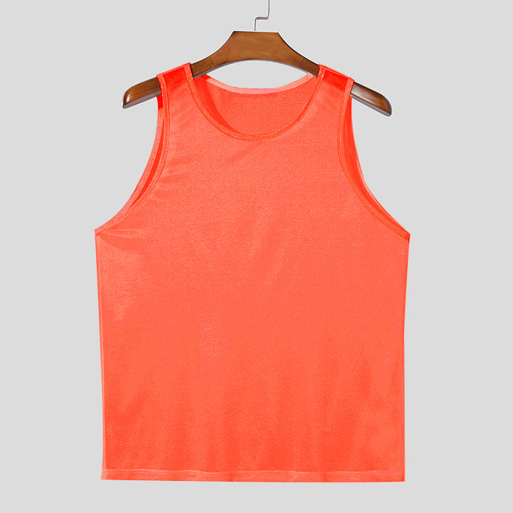 Men's sleeveless sporty shirt in breathable material Lune London