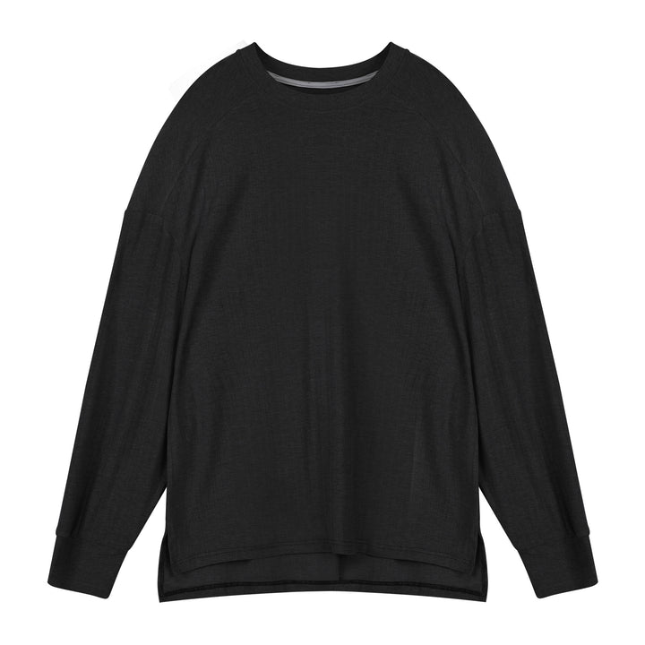 Women Long Sleeve T-Shirt with Relaxed Fit and Breathable Cotton Blend Lune London