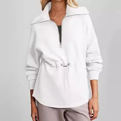 Casual hoodie for women with practical cord adjustment Lune London