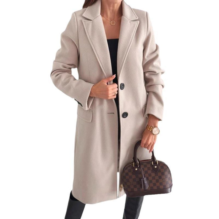 Ladies Elegant Wool Coat Lune London