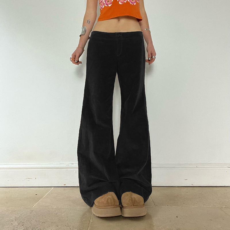 Wide-leg trousers for women in soft high-waisted fabric Chic and Style