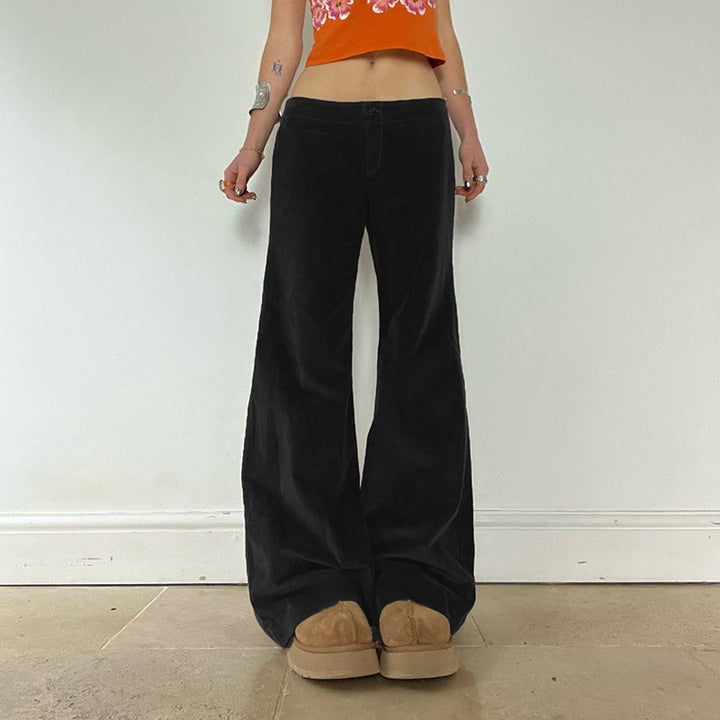 Wide-leg trousers for women in soft high-waisted fabric Chic and Style