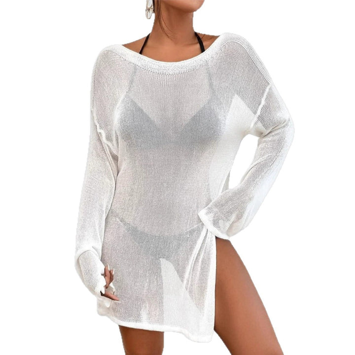 Ladies Transparent Beach Tunic with Chic and Stylish Loose Fit
